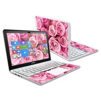 Mightyskins Skin Compatible with Hp Chromebook 11.6" (2014) Touchscreen Sticker Skins Pink Roses