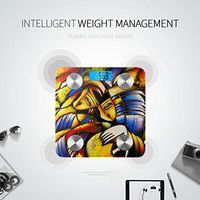 Brilliant Wonderful Oil Paintings Human Scale Weight Scales for Weight Weight Scales Tracks 8 Key Compositions Analyzer Sync with Fitness Apps 400 Lbs
