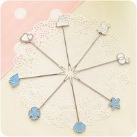 BB.er Fruit fork set creative cute long handle 304 stainless steel fruit dessert small fork cutlery