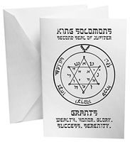 Jupiter 2 Solomon Seal Honor Wealth Glory Gift Box Set of 12 Note Cards