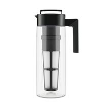 Takeya Patented Deluxe Cold Brew Iced Coffee Maker with Airtight Seal & Silicone Handle, 2 Quart