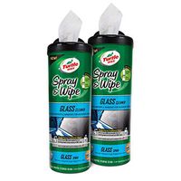 Turtle Wax 53228 Spray & Wipe Glass Cleaner, 2-Pack, 8. Fluid_Ounces