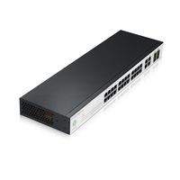 Zyxel Nebula CLOUD Switch 24-Port Gigabit + 4 Dual Personality (GBE RJ-45/SFP) (28 Total Ports) (1 Year Bundled Service)