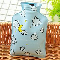 XIANG Hot Water Bottle Cute Cartoon Water Bottle Pocket Gift for Kids Adults 3# Starry Sky