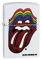 Zippo Personalized Message Engraved on Backside Customized Celebrities Lighter Windproof Lighter (Rolling Stones) (Style7)