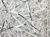 12oz White & Metallic Silver VERYFINE Fine Cut Gift Basket Shred Paper Filler Bedding