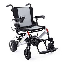 ELENKER 2020 Electric Wheelchair, Foldable Power Wheel Chair with 300w Brushless Motors, Bluetooth, Luggage Rod, for Travel Outdoor Home