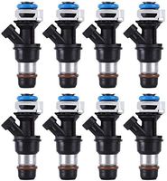 Fuel Injectors Fit for Chevy Sierra Chevrolet Silverado Cadillac Suburban Tahoe GMC Yukon V8 4.8L 5.3L 6.0L 2001-2007 Buick Rainer OEM FJ10062 17113698 25317628 FJ315 17113553 (8 Pcs)