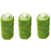 GBSELL 3pcs Replacement Microfiber Washable Spray Household Mop Head Cleaning Pad (Green)