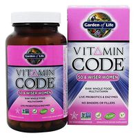 Garden of Life Vitamin Code 50 & Wiser Women's Multi, 120 Capsules
