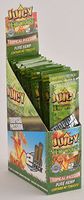 50 Wraps Display Natural Juicy Jays Hemp Wraps Tropical Passion Flavor (25 Packs of 2) Made of Pure Hemp Non Tobacco + Limited Beamer Smoke Sticker Producers of Juicy Jays Rolling Papers