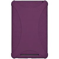 Amzer AMZ94383 Silicone Jelly Soft Skin Fit Case Cover for Asus Nexus 7, Google Nexus 7-1 Pack - Retail Packaging - Purple
