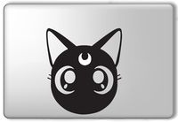 Luna Sailor Moon - Apple Macbook Laptop Vinyl Sticker Decal