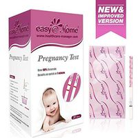 Easy@Home Pregnancy Test Strips Kit, Powered by Premom Ovulation Predictor iOS and Android APP, 20 HCG Tests