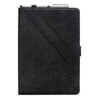 iPad Air 2 Case Wallet, taStone Premium PU Leather Business Folio Cover Stand Case with Card Holder Auto Wake/Sleep Document Pocket for 9.7 iPad Air/iPad Air 2, Black