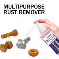 Juner Powerful Rust Remover 50ml, Professional Rust Stain Remover Agent Non-Toxic Anti Rust Lubricant Rust Dissolver for Metal Surface Chrome Paint Car Maintenance Iron Powder Cleaning
