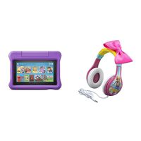 Fire 7 Kids Edition Tablet (Purple) + Toy Story Headphones (Bo Peep)