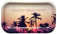 Rolling Paper Depot Rolling Tray (Retro Palms)