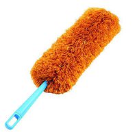 Feather Duster, Washable Anti Static Duster with Soft Microfiber for Cleaning, Home Furniture, Car Cleaning Tool(Dark Brown)