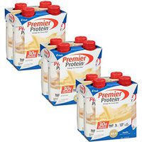 Premier Protein 30g Protein Shakes, Vanilla, 11 Fluid Ounces, 4 Count (Pack of 3)