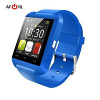 Amazingforless Bluetooth Touch Screen Smart Wrist Watch (U8 - Blue)