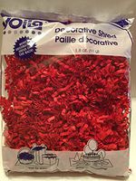 Crinkled Shredded Gift Basket Filler Paper, Christmas Red, Valentines Day Red Gift Shred Paper, Easter Basket Fill