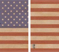 HomArt Large Decorative American Flag Old Glory Matches