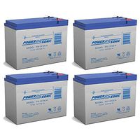 Power Sonic 12V 10.5Ah Replacement for HGL10-12 FULLRIVER 12V 10AH/20HR - 4 Pack
