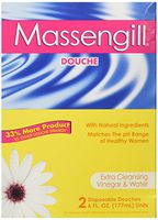 Massengill Extra Cleaning Disposable Douche, Vinegar and Water, 6-Ounce Douches in 2-Count Boxes (Pack of 6)