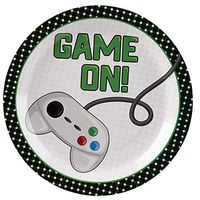 Game On Party Plates (9 in., 80 Pack)