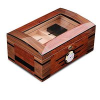 Zhongxingenggeng Cigar Box Cigar Cabinet Moisturizing Cigar Box Solid Wood Double Cigar Maintenance Box Cigar Sealed Box