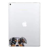 FINCIBO 5 x 5 inch Merle Aussie Australian Shepherd Dog Removable Vinyl Decal Stickers for iPad MacBook Laptop (Or Any Flat Surface)