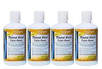 Mineral Blend Fulvic- Humic 32 Fl Oz ( 4 Pack ) Liquid Ionic Trace Mineral Supplement by Vital Earth Minerals