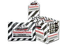 Fisherman's Friend Salmiak ohne Zucker, 24er Pack (24 x 25 g Beutel)