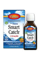 Carlson - Smart Catch for Teens, 1135 mg DHA, Brain Health, Vision Support & Nervous System Function, Orange, 100 ml