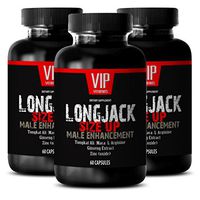 Testosterone Booster for Men and Weight Loss - LONGJACK Size UP 2170Mg - Male Enhancement Supplement (with Maca, Tongkat Ali, L-Arginine, Ginseng and Zinc) - 3 Bottles 180 Capsules