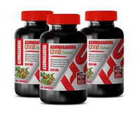 Memory Support Vitamins - ASHWAGANDHA Extract 770MG Complex - ashwagandha Capsules Stress - 3 Bottles 180 Capsules