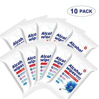 Detergent Wipes (10Packs,100Wipes),Large Wet Wipes(8"x6"),75%Super Soft Wipes for All-Purpose Cleaning