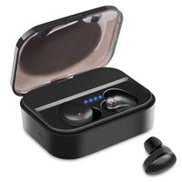 True Wireless Bluetooth Earbuds Waterproof in-Ear Wireless Headphones Microphone,3D Stero Sound,Long Battery Earphones with Charging Case...