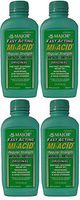 Mi Acid Antacid Anti Gas Liquid Generic for Mylanta Regular Strength Liquid , Lemon Flavor, 12-Oz Bottles Pack of 4 Bottles