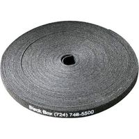 Black Box Network Services Hook and Loop Bundle Wrap, 5/8" (1.5-cm) Wide, Black, 15-ft. (4.5-m) FT9545A