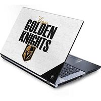 Skinit Decal Laptop Skin for Generic 17in Laptop (15.2in X 9.9in) - Officially Licensed NHL Vegas Golden Knights Script Design