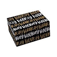Snap-N-Store Small Gift Box 8" x 4" x 6.25"- Hooray (Includes Tissue Paper, Bow & to/from Label)
