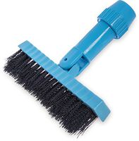 Carlisle 36532003 Swivel-Head Grout Line Brush, 1-1/4"-Long Black Crimped Nylon Bristles, Blue Block, 7-1/2" L x 1" W (Case of 12)
