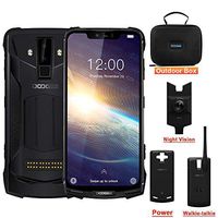 DOOGEE S90 Pro-Versatile Android 9.0 Rugged Smartphone, Helio P70 Octa Core 6GB 128GB, 6.18-inch FHD Screen, IP68 // IP69K Waterproof/Shockproof, 16MP 8MP AI Camera, 5080mAh, NFC (S90 Pro Module)