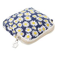 Eleusine Zipper Coin Purse Women Cute Sanitary Pad Organizer Holder Napkin Towel Convenience Bags