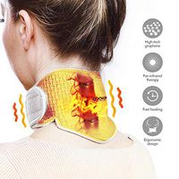 Neck Heating Wrap with Adjustable Time and Temperature Control, USB Cord Graphene Far-Infrared Therapy for Neck Pain Relief, Stiffness Relief or Postoperative Recovery