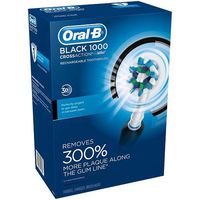 Oral-B D16.513.1U Pro Crossaction 1000 Rechargeable Electric Toothbrush, Black