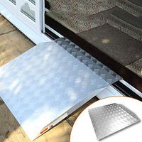 DNNAL Wheelchair Ramp Folding Wheelchair Ramp Scooter Mobility Assist Suitcase Access Aid Disabled Barrier-Free ramp,L50cmW70cm