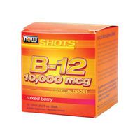 Now Foods B-12 10000 mcg - 12: 15 mL (0.5 fl. oz.) Shots 4 Pack